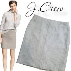 Classic High Waisted Wool Skirt